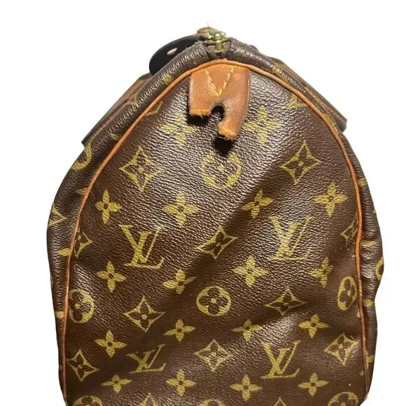 Louis Vuitton Monogram LV Leather Speedy 35 Travel Bag (LVXX200) - Picture 3 of 14